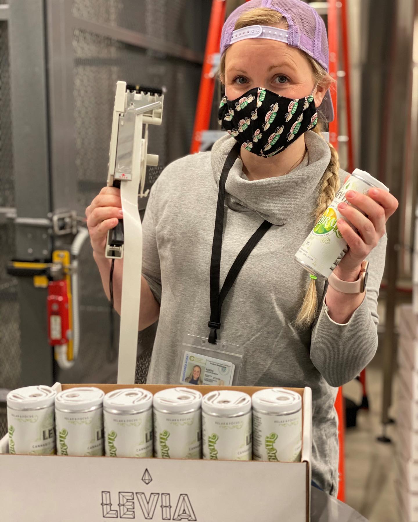 Our co founder Kristin has been putting in work on the production line ensuring we get our products out to dispensaries all over Massachusetts