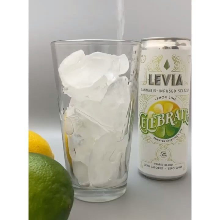 Our team has worked extremely hard to get the cloudiness out of our cannabis beverages. It was important for LEVIA to give consumers the cleanest cannabis seltzer available - just look at that clarity!