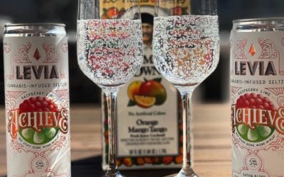 Preparing for the weekend… elevate your mimosa with LEVIA 🥂 #leviabrands