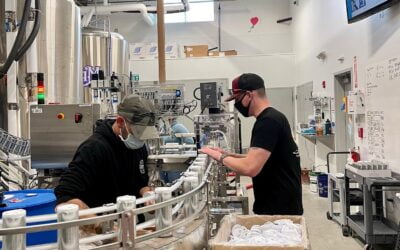 Will & John were putting in work this morning making sure you all can get your hands on our product! Could not be luckier to have such an amazing team that truly believes in our brand. #leviabrands