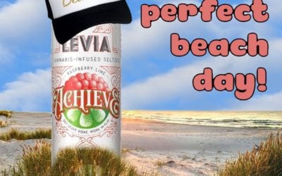 Sip, savor, sun! This summer we want you to Achieve the best beach days ever. #somebeach #somewhere #levialife #leviabrands #first90degreedayoftheyear #sun #beach #cooler #relax #cannabis #cannabiz #seltzer #spikedseltzer