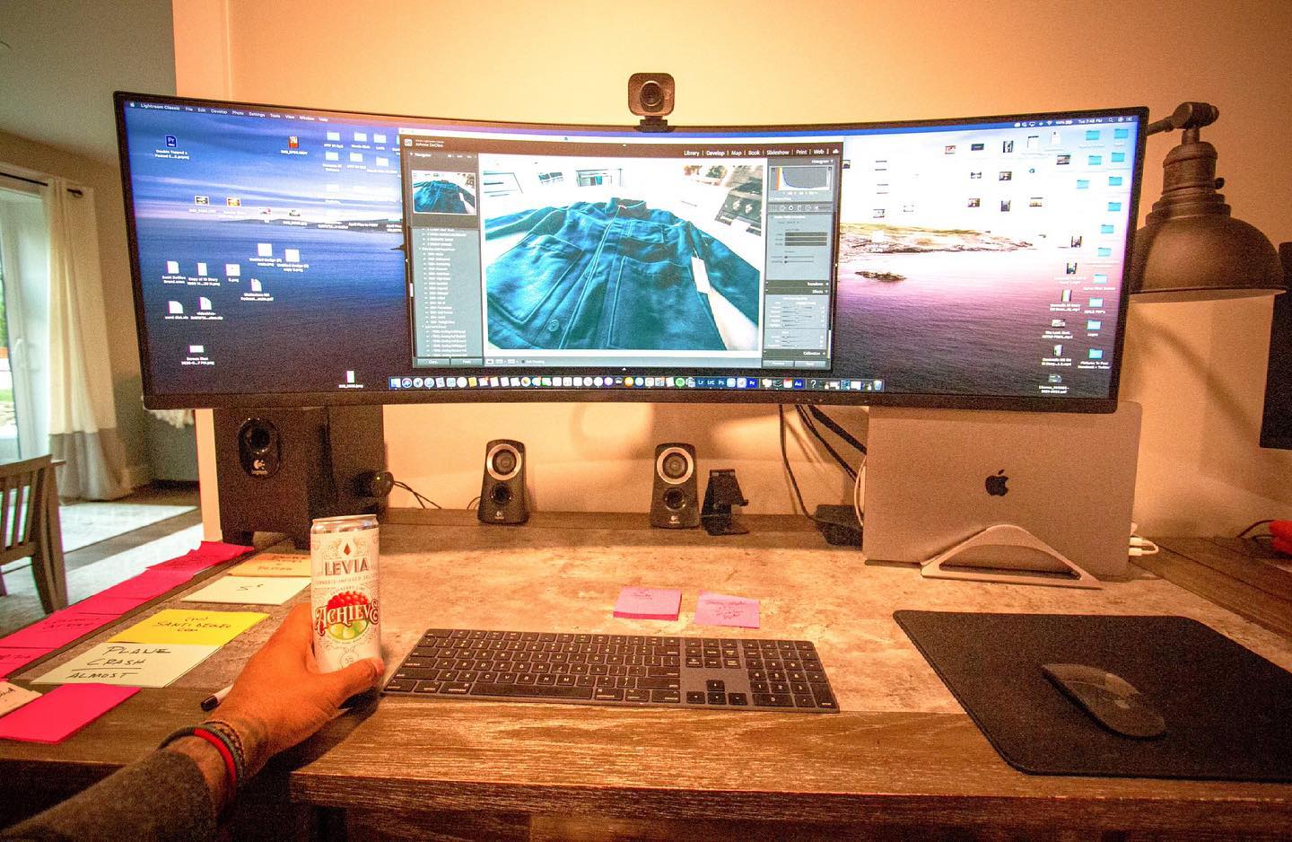 santideoleo kicks his productivity into high gear with a LEVIA Achieve in hand ‍