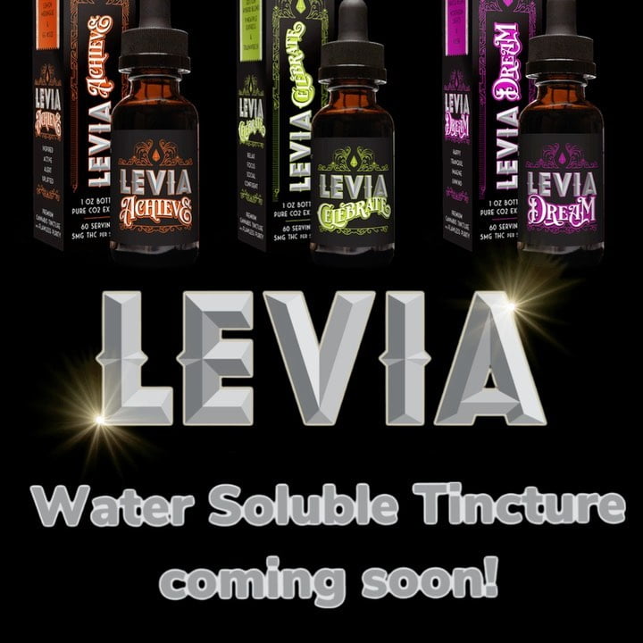 Coming soon to select MA dispensaries LEVIAs Water Soluble Tincture Its exactly what you have been waiting for Coming this July