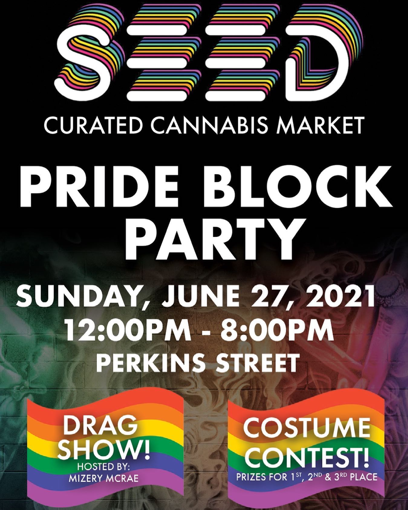 | LEVIA @seedyourhead is celebrating pride with an all-day block party on Sunday,
June 27th and the LEVIA team will be there all day!From 12pm to 8pm Perkins Street will be packed with food vendors, cannabis
vendors, food, giveaways, contests, family games, a 21+ lounge, and a
costume parade with prizes for the best costume.There will be entertainment all day, including, live performances by local
bands and artists as well as a live drag show hosted by Boston's infamous
Queen Mizery McRae (@mizery21)Admission is free, we hope to see you all there!