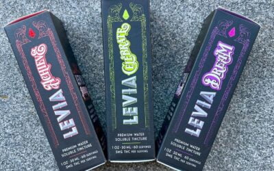 Elevate your experiences with our idyllic water soluble tincture. Take them with any beverage, mix into your favorite drink, or get creative. #leviabrands #tincture