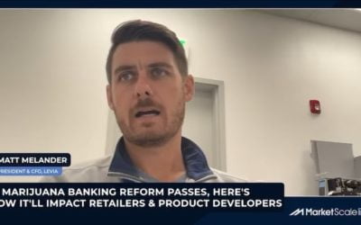 Thank you @marketscale for having our President & CFO, @mattymelander, to speak on marijuana banking reform and what it would mean for the future. #leviavideo