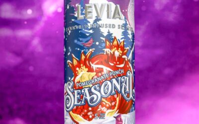 our winter seasonal, pomegranate punch, is available at dispensaries starting today! shipments will continue throughout the week, so make sure you’re following your local dispensaries to see when they get their deliveries! #leviabrands : @craigcapellophotography