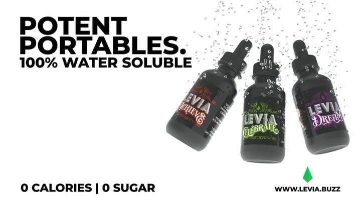 | LEVIA 100 water soluble and unlike any other tincture youve had