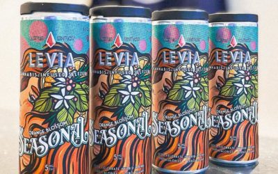 Our dispensary partners are stocked and ready with our new seasonal flavors, Orange Blossom  : @saltyfarmers #leviabrands