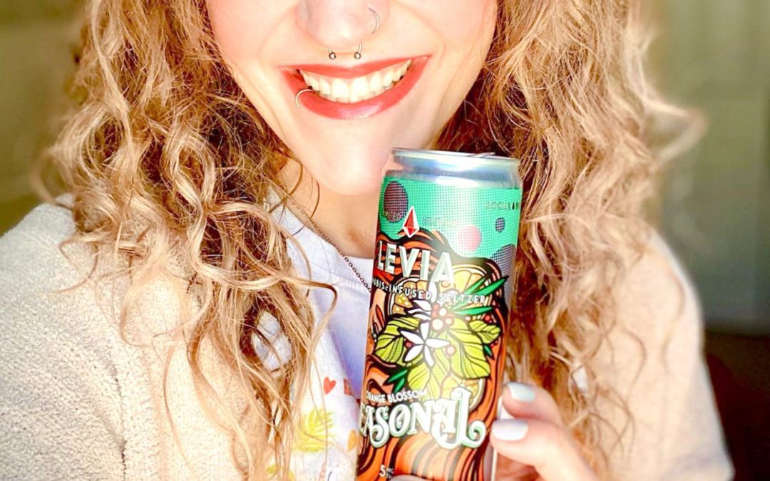 A smile that could only be the result of trying our lastest seasonal flavor! #leviabrands : @ashsurette1111