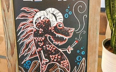 Shout out to our friends at @neta__now in Northampton for the support of our newest seasonal flavor! Their manager, Brooke, drew this awesome sign inspired by our newest can’s design created by @keever. #leviabrands