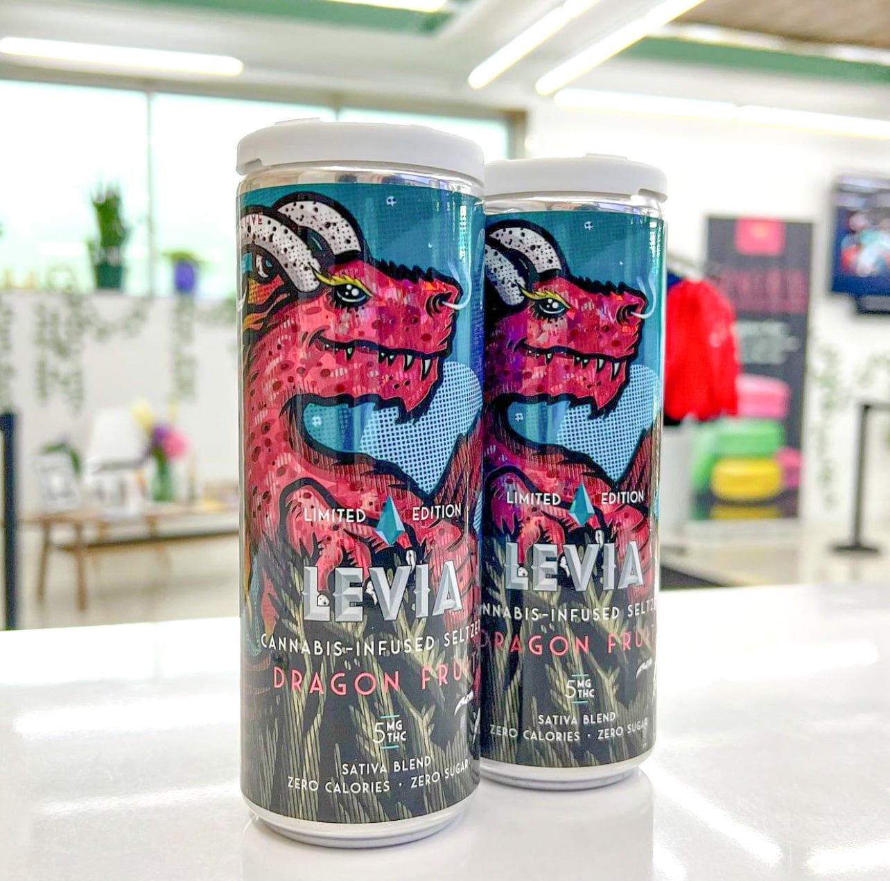 | LEVIA Savoring every sip of summer with our summer seasonal, Dragon Fruit: @greengoldgroup