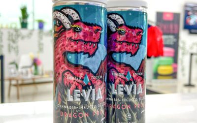 Savoring every sip of summer with our summer seasonal, Dragon Fruit  : @greengoldgroup #leviabrands