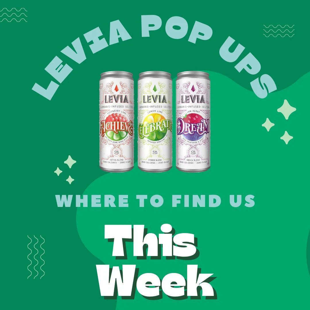 | LEVIA Come and see our team at one of our pop ups this week!️ Thursday, August 11
@orangecannabisco 12-2pm
@naturesremedyma (Tyngsboro) 4-6:30pm️ Friday, August 12
@ethosdispensary (Fitchburg) 12-2:30pm
@carolines_cannabis (Uxbridge) 12-2pm
@full_harvest_moonz 4-6:30pm
@carolines_cannabis (Hopedale) 4-6:30pm️ Saturday, August 13
@neta__now (Franklin) 12-3pm
@capeanncanna 1-3pm
@themajorbloom 1-4pm
@gagecannabis.ma 3:30-6pm️ Sunday, August 14
@ethosdispensary (Dorchester) 11:00am-1:30pm
@ethosdispensary (Watertown) 11:00am-1:30pm
@shopsouthshorebuds 3:30-6pm