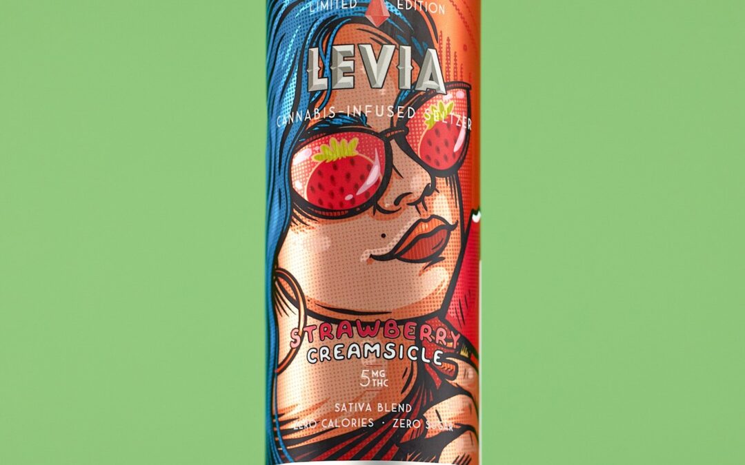 Meet the newest LEVIA limited-edition flavor: Strawberry Creamsicle! Hitting shelves throughout Massachusetts later this week, the limited-edition Strawberry Creamsicle offering mimics the desired effects of our OG “Achieve” seltzer – consisting of a sativa cannabis blend that gives you energy for work or play – with an innovative, fruity flavor. The amazing can artwork was done by none other than @keever. Recipe by our very own @nalani_salami91. We can’t wait for you to try. #seasonal : @craigcapellophotography