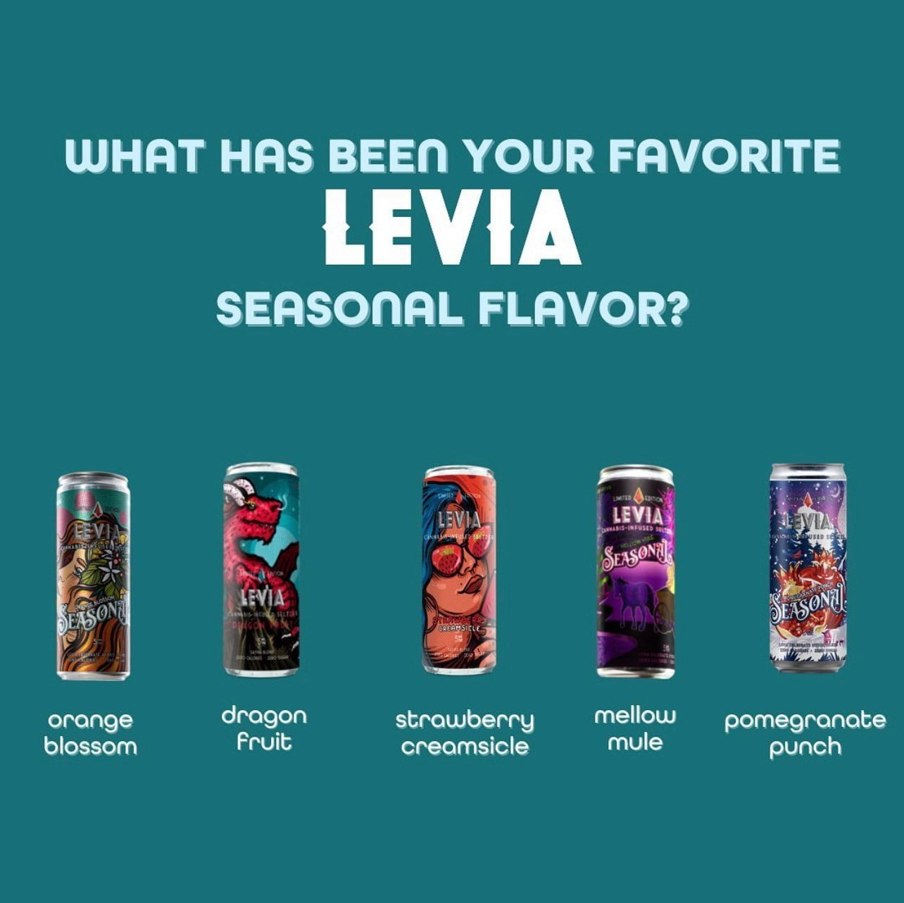 | LEVIA A flavor for every season... but what has been your favorite?
Repost @ayrwellness