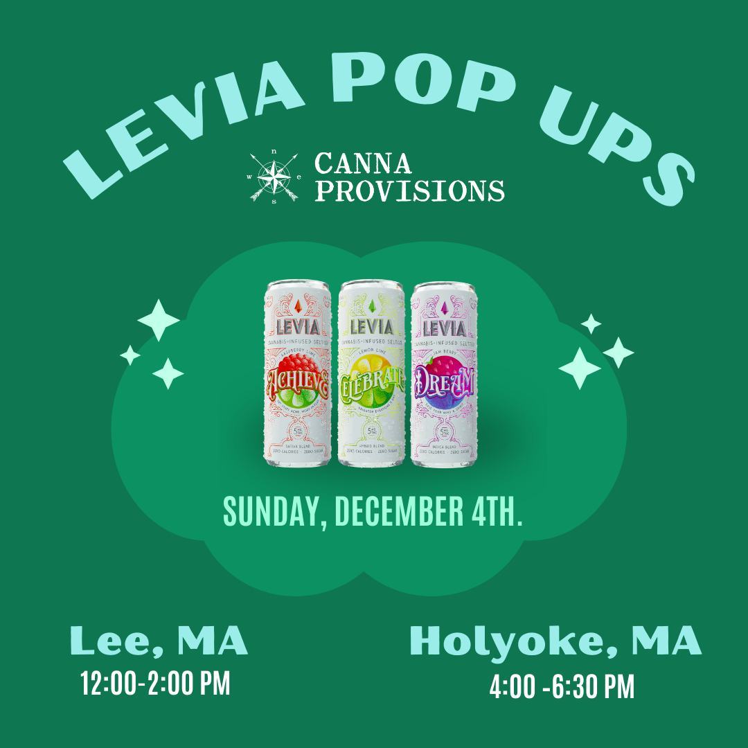 We will be hanging out at cannaprovisionsgroup this Sunday December 4th Stop by their Lee or Holyoke locations to meet our team and learn more about our products See you there