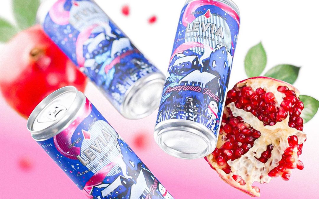 Extra juicy, our winter seasonal perfectly captures the flavors of winter with its bright pomegranate flavor. #leviabrands : @craigcapellophotography
