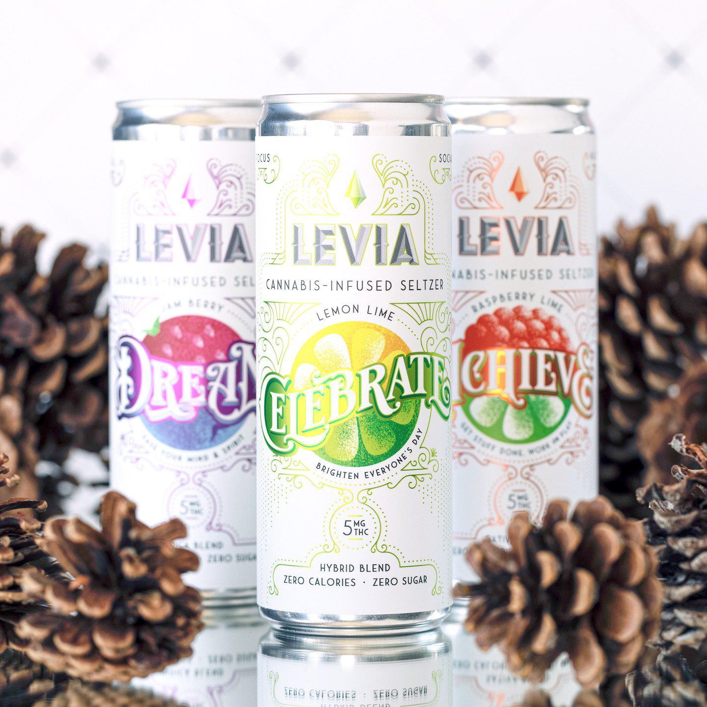 Your go to beverage this holiday season Take your pick based on your desired effect Celebrate Achieve or Dream