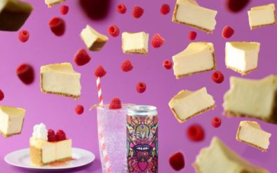 Cake-Flavored Cannabis Seltzers : LEVIA Raspberry Cheesecake