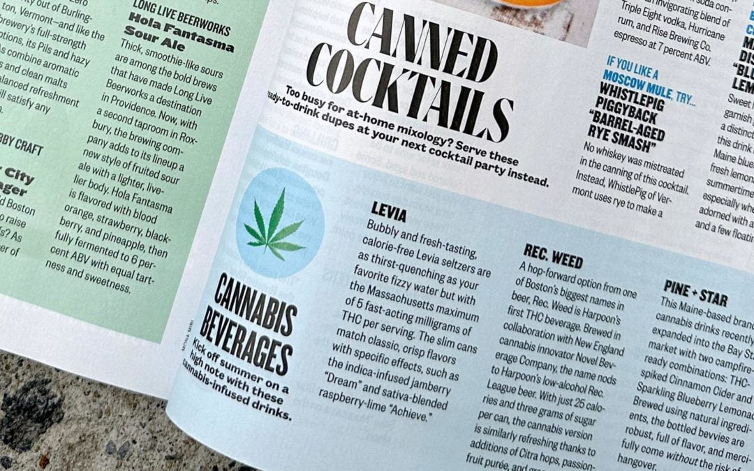 Check us out in the May issue if @bostonmagazine! Thank you @jackie_cain for including LEVIA. #leviabrands