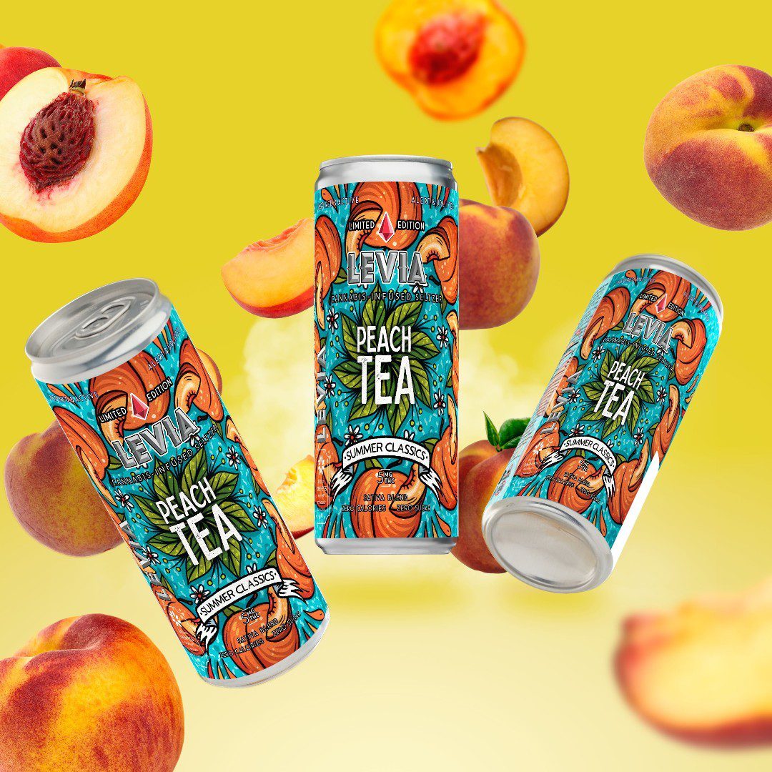 INTRODUCING OUR SUMMER CLASSICS SERIES 😎 Meet our newest flavor PEACH TEA This new flavor consists of an energizing cannabis blend with the juiciness of perfectly ripened peaches and the essence of fresh tea flavors Peach Tea will arrive on shelves across 150+ Massachusetts retailers this week Our Summer Classics series will continue to bring unique new flavors and collaborations all summer long This limited run offering features original artwork from keever Thank you craigcapellophotography for capturing our latest flavor