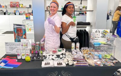 Come hang with us at @ayr_mass Back Bay until 7 PM! We will be creating these magical un-infused LEVIA mocktails while supporting @transemergencyfund  #leviabrands