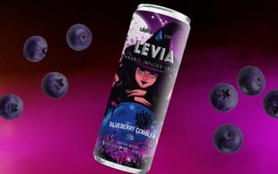 Flying to a dispensary near you beginning October 2nd 🧹🧙‍♀️🫐 #leviabrands : @craigcapellophotography