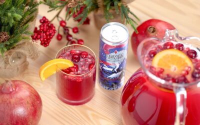 Impress your guests this holiday season with LEVIA “mocktail”  #leviabrands