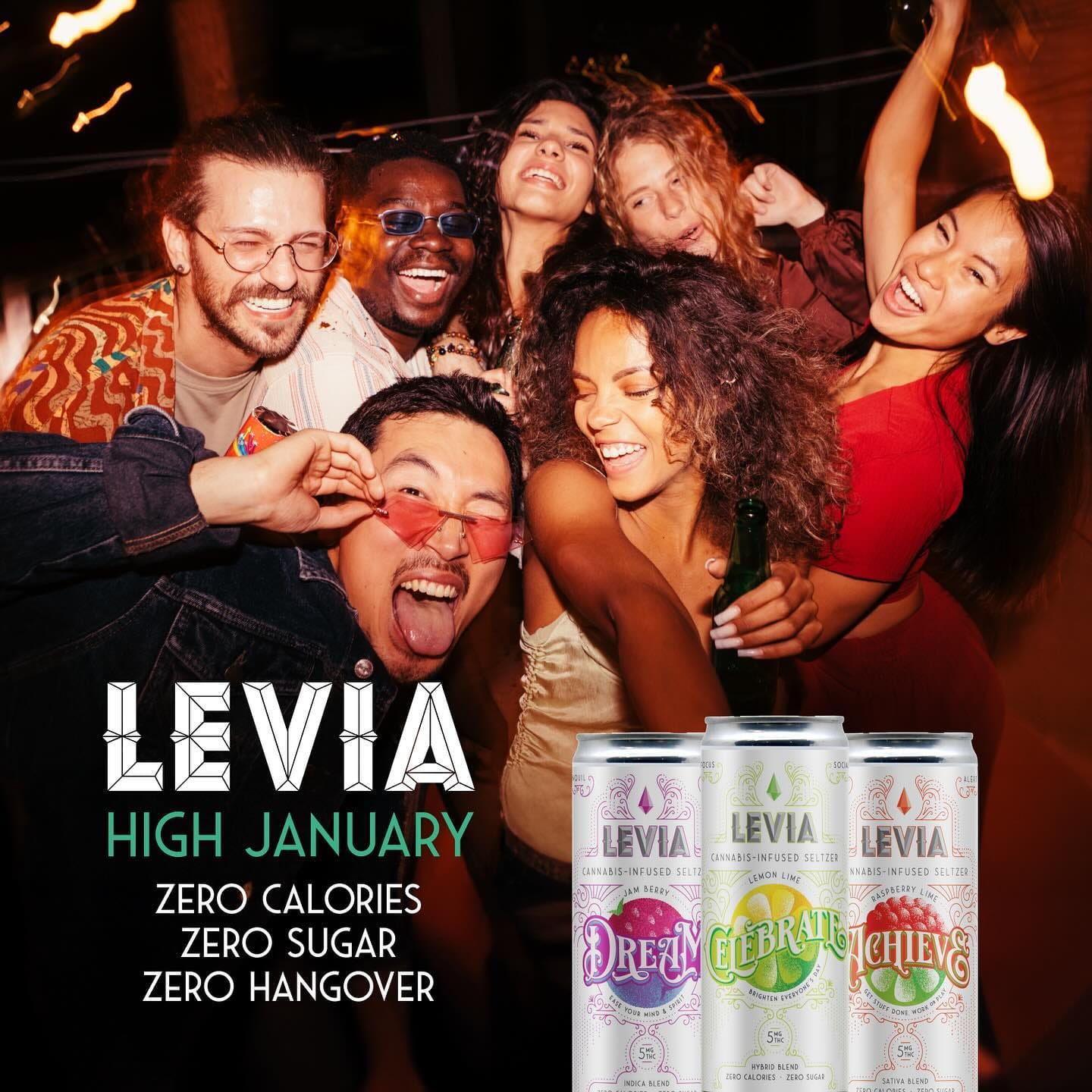 | LEVIA Whos ready Swap out the booze for a different kind of buzz this High January Stock up today