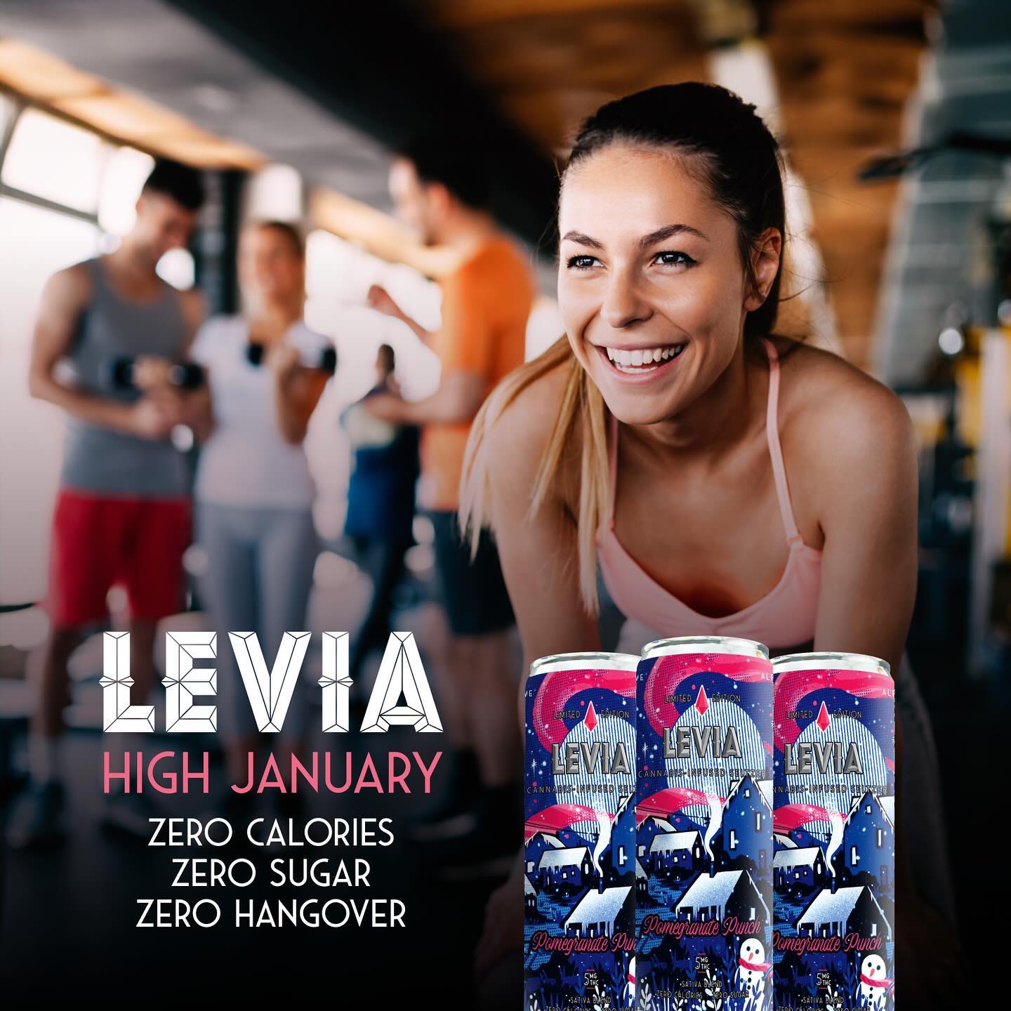 | LEVIA No need to wait til 5pm for a drink   Experience a new buzz with the help of our seasonal flavor Pomegranate Punch