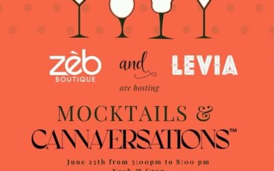 Join us for a Cannaversation️ Curious about those drinks that vanished from liquor stores? Want to elevate your summer drink vibe? Let’s talk all things Mocktails!! Join us for a **FREE EVENT** and complimentary MOCKTAILS at Nosh & Grog on Tuesday, June 25th, from 5-7 PM (95 Washington Street, Canton, MA) We’ll have two local Women Entrepreneurs as guest “mocktail mixologists” and we will talk about those drinks that disappeared from the liquor store. SPECIAL GUEST MOCKTAIL MIXOLOGISTS @alwayshoppy @drudys_cannaqueen Don’t miss out on this unique opportunity to mingle and have a great time! Anchored in collaboration @shopzeb_boston x @leviabrands #CANNAversation #Mocktails #ZèbBoutique #Networking #NoshAndGrog #Levia #leviabrands