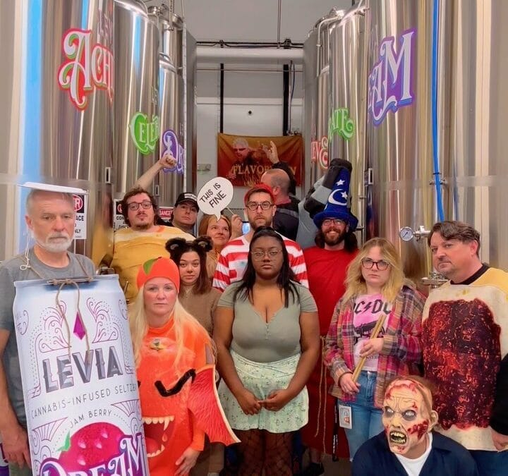 #whereswaldo edition 🤣 Happy Halloween from #teamLEVIA🩸 Visit your closest @leviabrands Massachusetts retail partner today to try our latest Blood Orange! Might be our best flavor to date! #spreadthelevia #DREAMwithus  #leviabrands