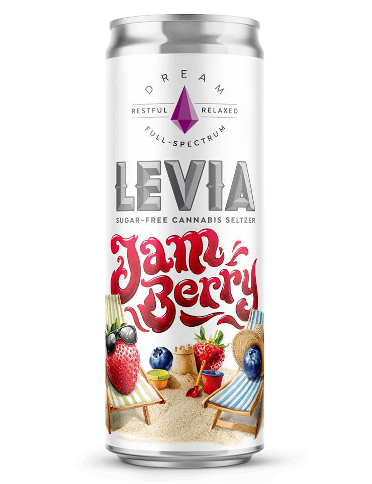 LEVIA dream seltzer can